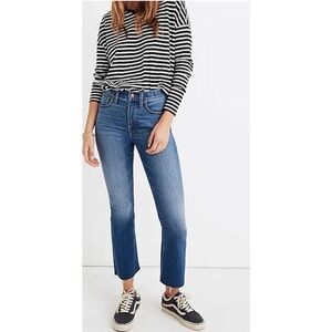 Madewell Cali Demi-Boot Jeans in Kemper Wash size 28
